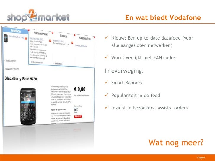 Vodafone Affiliate Event Shop2Market