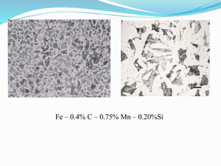 Fe – 0.4% C – 0.75% Mn – 0.20%Si
 