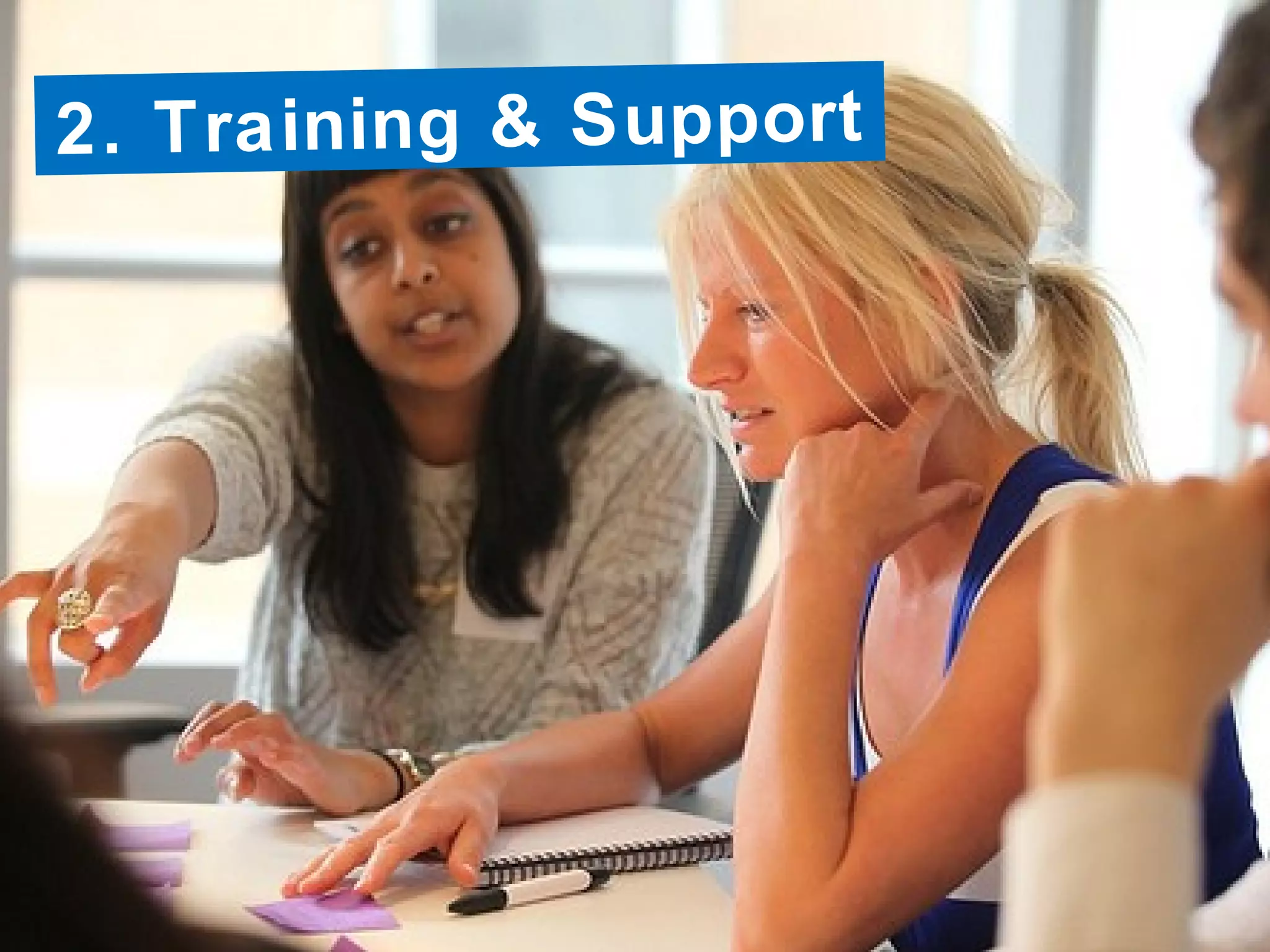 2. Training & Support
 