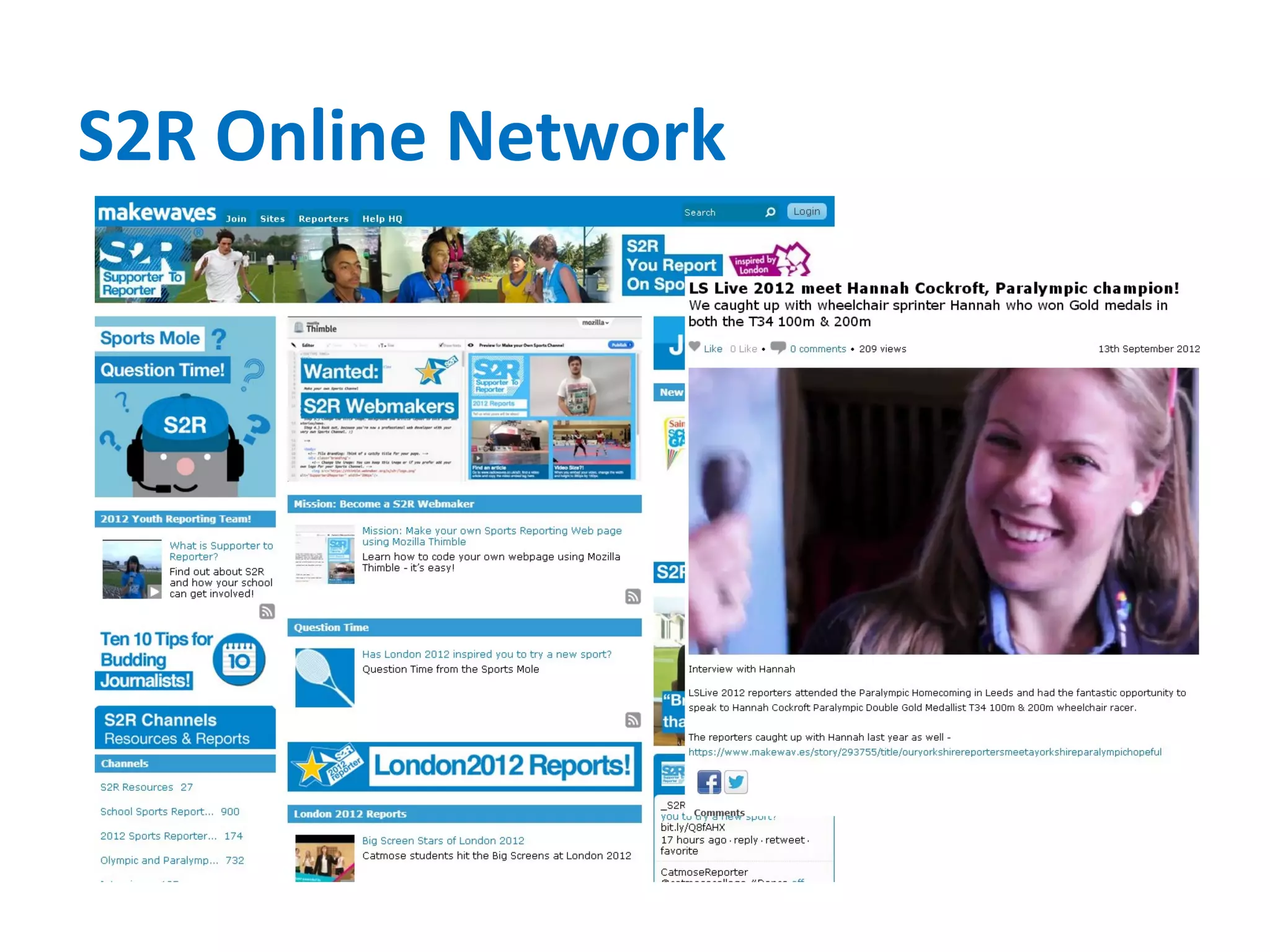 S2R Online Network
 