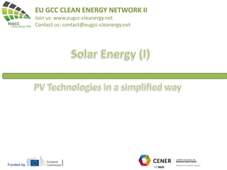 Funded by
EU GCC CLEAN ENERGY NETWORK II
Join us: www.eugcc-cleanergy.net
Contact us: contact@eugcc-cleanergy.net
 