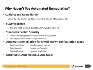 Risk Management and Remediation | PPTX