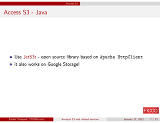 Amazon S3 Overview | PDF