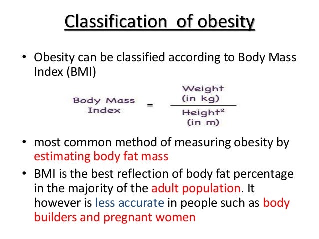 Measurement Of Obesity