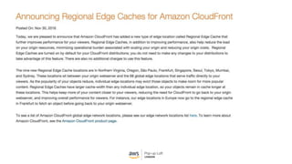 AWS Regional Edge Caches
 
