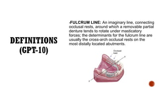Biomechanical principles in removable partial dentures (rpd) | PPTX