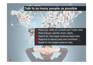 68© Copyright Society3 Refugee Accelerator 2016
#Society3
Having all ducks in a row?
Your vision is as clear as a video
Leadership team is assembled
Your company purpose and brand is defined
You know your very specific target audience
Your product is ready
You meet any legal requirements
Customers can register / visit you
Customers and users can provide feedback
You have your blog and online presence
You are going to set the stage as thought leader
 