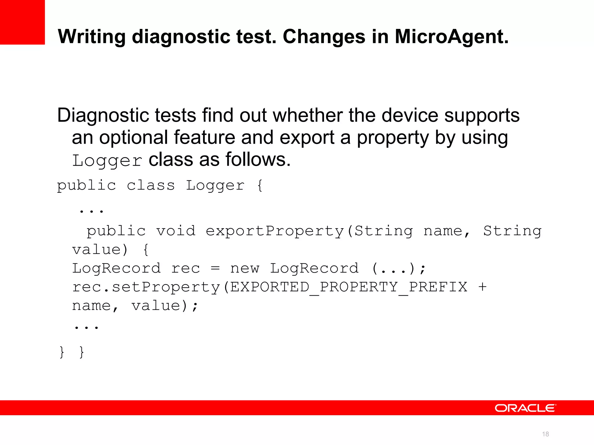 Problem statement Device manufacture knows, but testing house doesn't. 