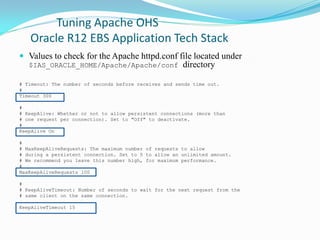 Oracle R12 EBS Performance Tuning | PDF