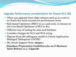 Oracle R12 EBS Performance Tuning | PDF