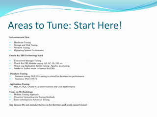 Oracle R12 EBS Performance Tuning | PDF