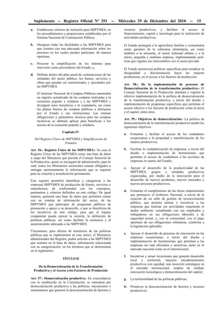 Codigo de la Producción Ecuador COPCI | PDF