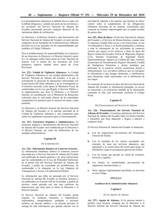 Codigo de la Producción Ecuador COPCI | PDF