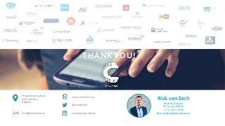 Wapenstraat 14 B301
2000 Antwerp
Belgium
info@connective.eu /company/connective
www.connective.eu
@connective
Rick van Esc...