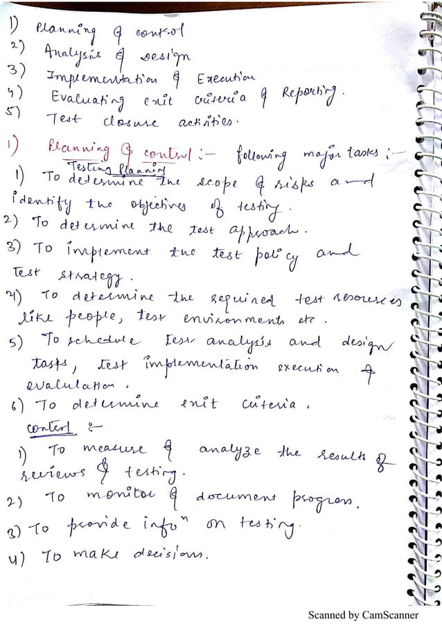 Unit 1 Software Testing (HANDWRITTEN+PRINTED NOTES) | PDF | Technology ...