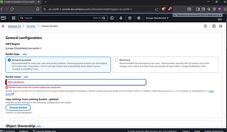 Amazon Web Services S3 (Simple Storage Service) Bucket Hands on | PDF