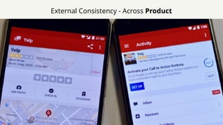 External Consistency - Across Product
 