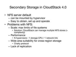 Scalable Object Storage with Apache CloudStack and Apache Hadoop | PDF