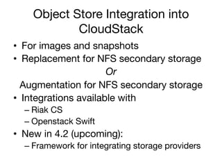 Scalable Object Storage with Apache CloudStack and Apache Hadoop | PDF