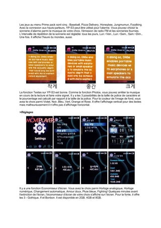 Review sur Samsung Yepp YP-S3 - Moveplayer