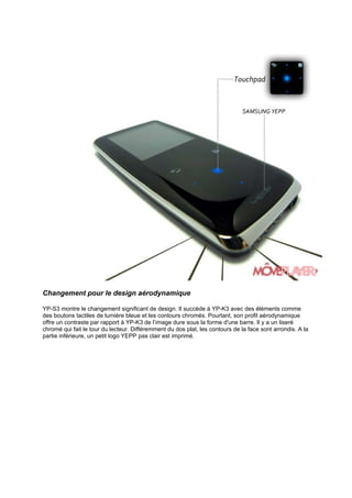 Review sur Samsung Yepp YP-S3 - Moveplayer