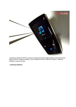 Review sur Samsung Yepp YP-S3 - Moveplayer