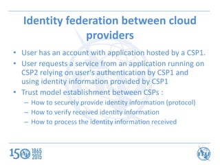 Identity Management Standardization in the cloud computing | PPTX