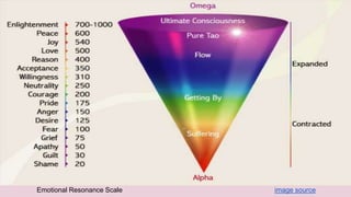 Emotional Frequency in Hertz (Hz) 
image source 
www.spiritualandpersonaldevelopment.com 
Emotional Resonance Scale image source 
 