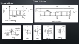 Criterio Estructural
Tipo de cubierta
 
