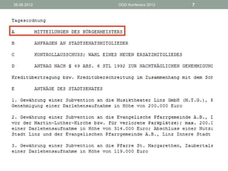 26.06.2012   OGD Konferenz 2012   7
 