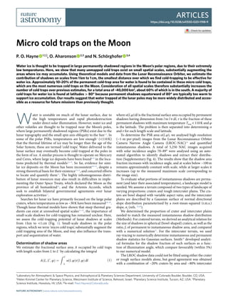 Articles
https://doi.org/10.1038/s41550-020-1198-9
1
Laboratory for Atmospheric & Space Physics, and Astrophysical & Plane...