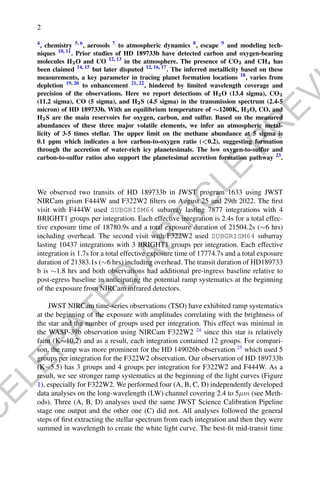 2
4
, chemistry 5, 6
, aerosols 7
to atmospheric dynamics 8
, escape 9
and modeling tech-
niques 10, 11
. Prior studies of...