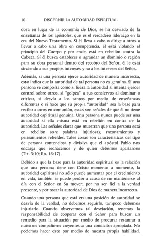S4 b7 discernir la autoridad espiritual | PDF