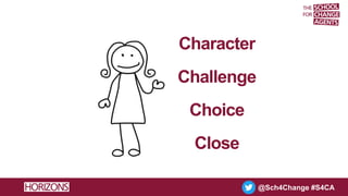 @Sch4Change #S4CA
Character
Challenge
Choice
Close
 