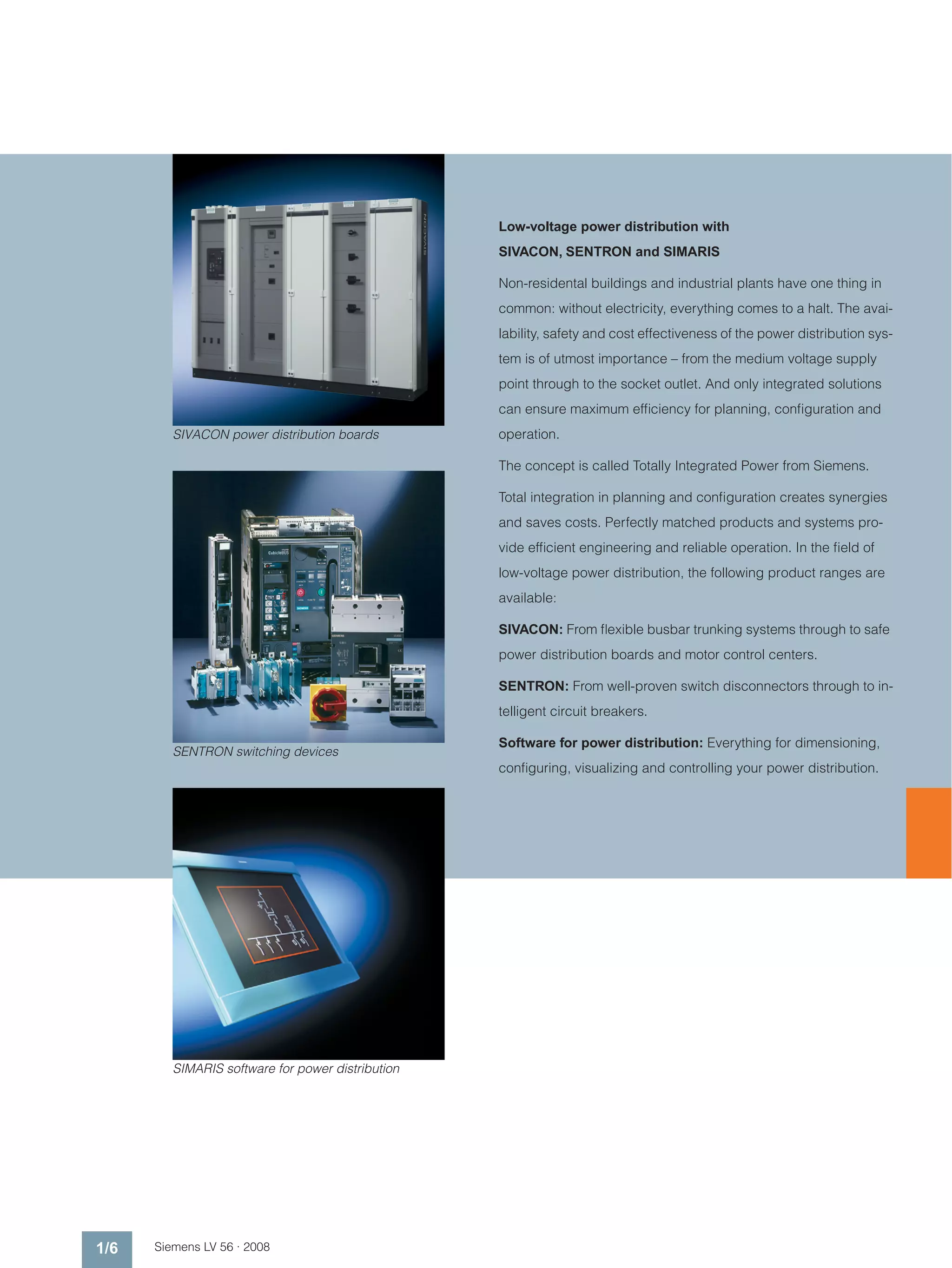 Siemens S4 Switchboard PDF Power and Energy Industry Industries
