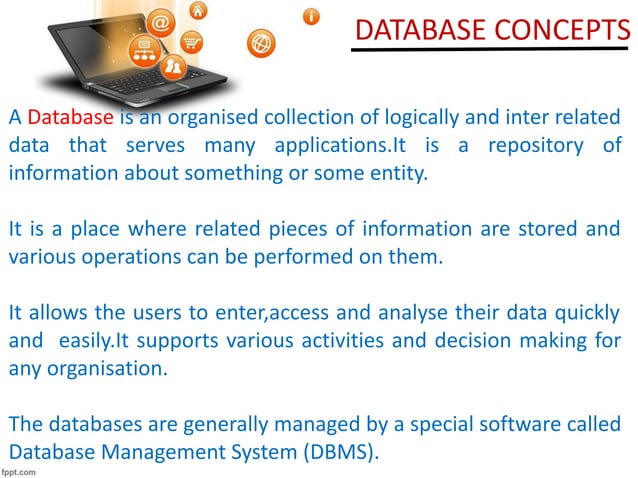 Database_Concepts_Final.pptx.pdf for class 12 | PDF