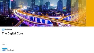 S4HANA Digitla Core for transformacion Digital | PDF