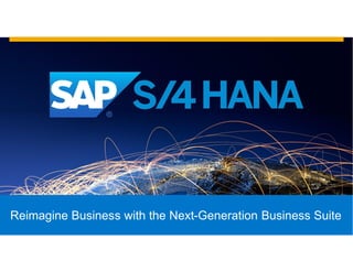 Reimagine Business with the Next-Generation Business Suite
 