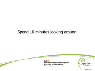 <ul><li>Spend 10 minutes looking around. </li></ul>