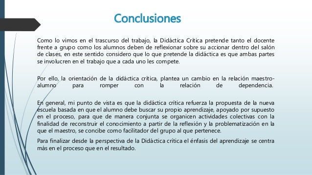 Didáctica Crítica