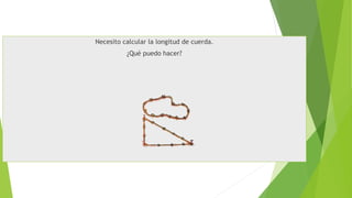 Necesito calcular la longitud de cuerda.
¿Qué puedo hacer?
 
