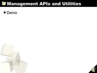 Management APIs and Utilities Demo 