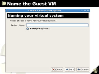 Name the Guest VM




                    45
 