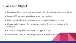 Concepts of oops | PPT