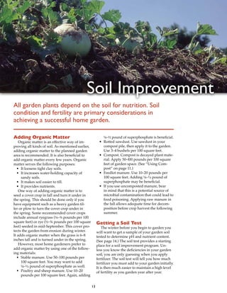 Soil Improvement



                                                                           Taking a Soil Sample
      ...