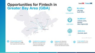 Opportunities for Fintech in
Greater Bay Area (GBA)
A fast growing market for
Fintech companies to scale
their expertise a...