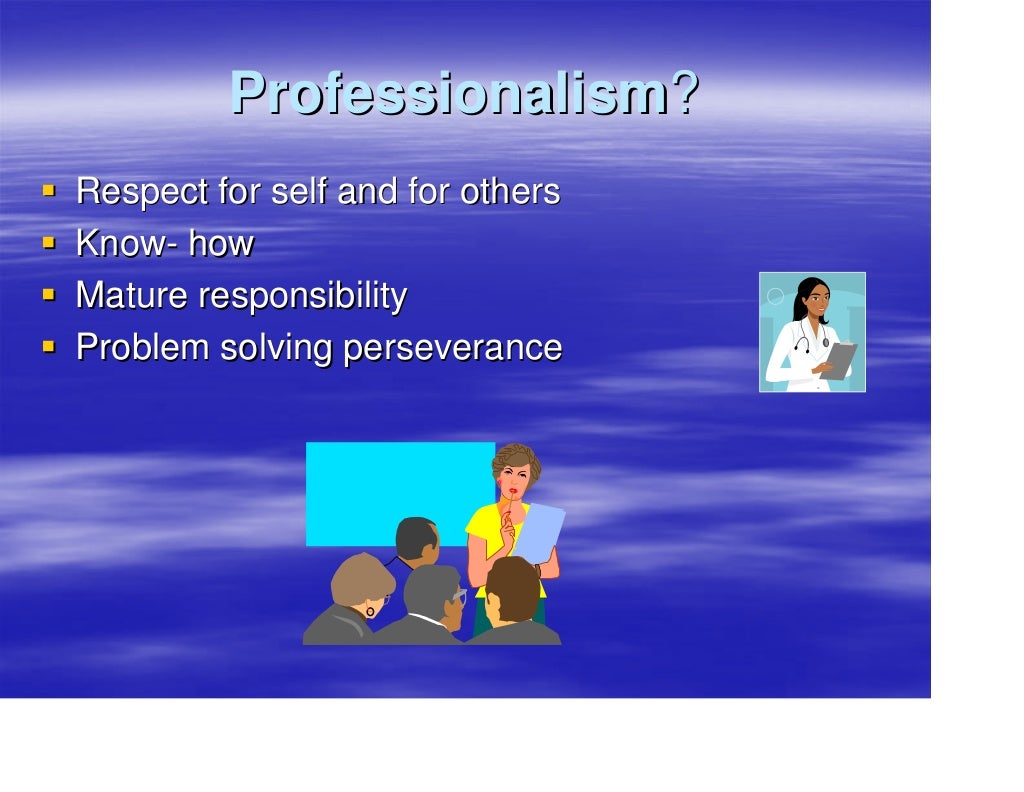 S54 workplace professionalism