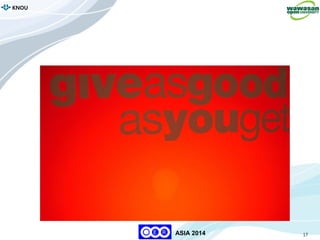 17
KNOU
ASIA 2014
 
