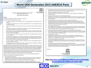 24
KNOU
ASIA 2014
http://oer.knou.ac.kr/ResourceHome.do?cmd=index
OrgView&resSn=82&resCntsSn=905
World OER Declaration 2012 UNESCO Paris
 