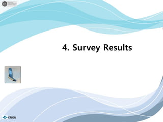 64
KNOU
ASIA 2014
4. Survey Results
KNOU
 